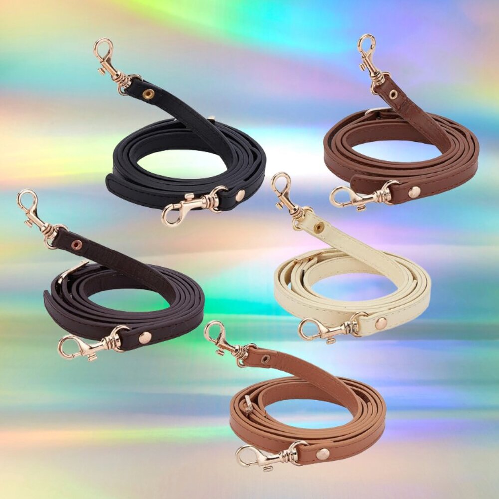 Replacement strap with gold hardware adjustable to 50 inches